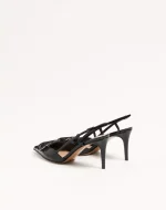 Valentino VLogo Signature Patent Leather Slingback Pump 80Mm - Image 4